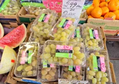 Cotton Candy table grapes were 'shouting out' to customers from the corner of the Kensington Market stall.